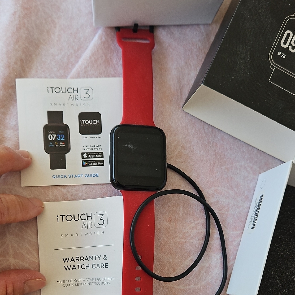 Air 3 Smartwatch - Red